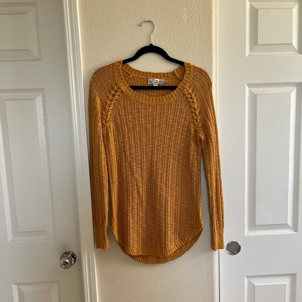 Yellow Knit Sweater